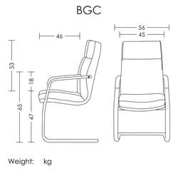 صندلی کنفرانس مدل BGC آرتمن