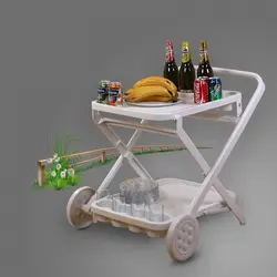 ‌میز ترولی تاشو صنایع نظری | هوم پاد