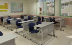 ‌نیمکت آموزشی دو نفره مدل ST415 نیلپر (TRG 415X3)