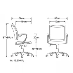 ‌صندلی کارشناسی مدل 860T دنا
