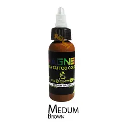 رنگ تاتو وگنر قهوه ای نرمال مدل Wagner Medium Brown