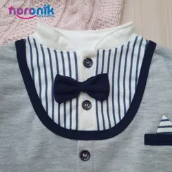 تیشرت و شورت پسرانه پاپیون طوسی پردیستیشرت شورت پسرانه پاپیون طوسی