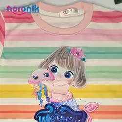 بلوز تک دخترانه طرح پری دریایی 1 تا 7 سالبلوز تک دخترانه طرح پری دریایی