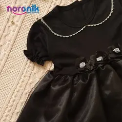 پیراهن دامن دار مشکی نوزادی تا 2 سال پردیسپیراهن دامن تور مشکی