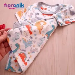 تیشرت و شلوار پسرانه تیرکس نوزادی تا 2سال پردیستیشرت و شلوار پسرانه طرح تیرکس