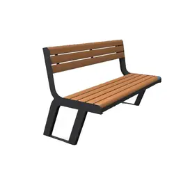 نیمکت پارکی کد TS-1385 - تفریح سازان