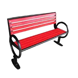 نیمکت پارکی کد TS-1372 - تفریح سازان