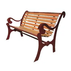 نیمکت پارکی کد TS-1325 - تفریح سازان