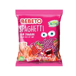 ببتو پاستیل اسپاگتی توت فرنگی 60 گرم