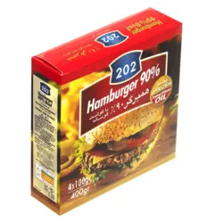 202 همبرگر %90 گوشت 400 گرم