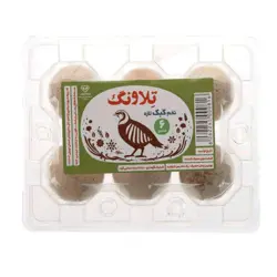 تلاونگ تخم کبک 6 عدد