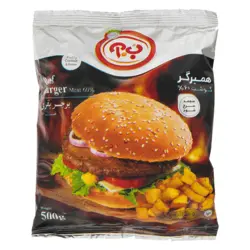 همبرگر60%500گ ب.آ