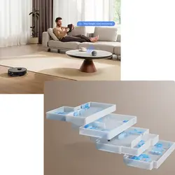 بررسی، قیمت و خرید جارو رباتیک شیائومی مدل Dreame X40 Ultra Robotic Vacuum Cleaner - فروشگاه می مارکت