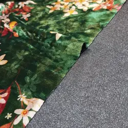 مخمل سبز برگ آجری 39543