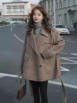 کشمیر طرح گل قهوه ای سوخته