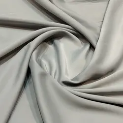 کرپ ساتن طوسی آبی