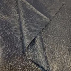 چرم کروکودیل سرمه ای