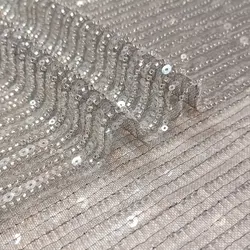 کریستال دوزی نقره ای