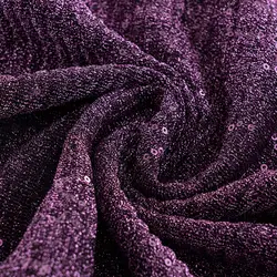 لمه پلیسه پولک بنفش