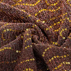 لمه پلیسه پولک طلایی