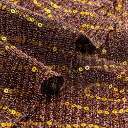 لمه پلیسه پولک طلایی