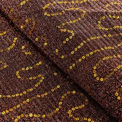 لمه پلیسه پولک طلایی