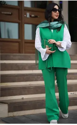 کرپ سوپر مازراتی سبز