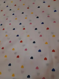 ملحفه خارجی طرح قلب ریز