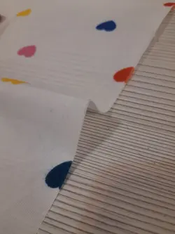 ملحفه خارجی طرح قلب ریز