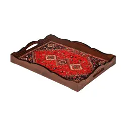 سيني دکوپاژ مستطيل بزرگ41*29-گلیم - خانه ماهد