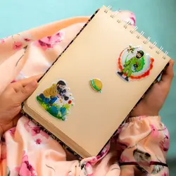 برچسب کودکانه شهیدان آوینی و بابایی - خانه ماهد
