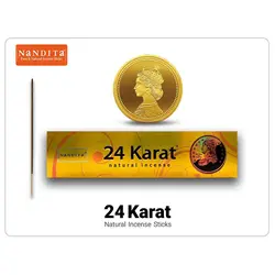 عود دست ساز 24 عیار 24Karat از برند ناندیتا NaNDITa  جذب ثروت