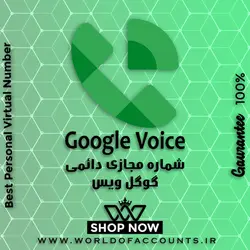 اکانت گوگل‌ ویس(Google Voice)شماره دائمی امریکا- دنیای‌اکانت