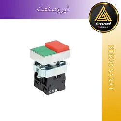 استارت استپ دوبل چراغدار فلزی NSC - فروش تجهیزات اتوماسیون و برق صنعتی و ابزرآلات دقیق و سنسور