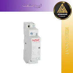 کنتاکتور روشنایی تک پل 20 آمپر NSC - فروش تجهیزات اتوماسیون و برق صنعتی و ابزرآلات دقیق و سنسور