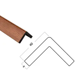 نبشی پی وی سی 4 سانت کد FC3