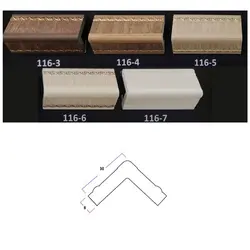 نبشی پی وی سی مات 3 سانت کد 116