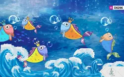 پوستر دیواری سه بعدی کودک و نوجوان D6296