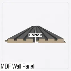 دیوارپوش ترمو وال ام دی اف AGT کد LB3841 | دیوارپوش لوور