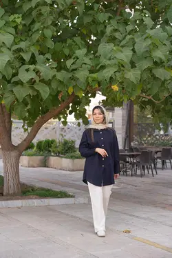 مانتو ترلان سبز یشمی