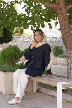 مانتو ترلان سبز یشمی