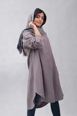 مانتو غزال طوسی