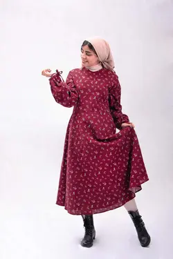 پیراهن پرگل جگری