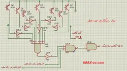 پروژه شمارنده 3 رقمی رمزگذاری شده (شبیه ساز پروتئوس)