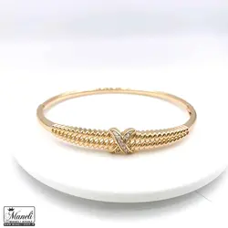 دستبند النگویی رنگ ثابت ژوپینگ: زیبایی و اصالت در دستانتان