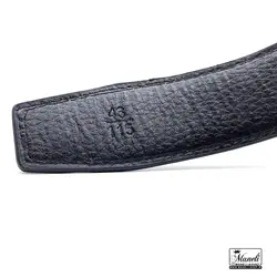 کمربند ریلی چرم مشکی سالواتوره فراگامو