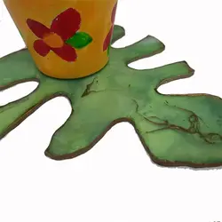 زیر لیوانی رزینی برگ انجیر