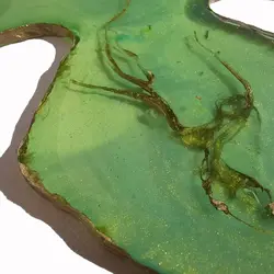 زیر لیوانی رزینی برگ انجیر