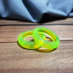 حلقه رزینی ساده زرد فسفری