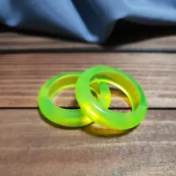 حلقه رزینی ساده زرد فسفری